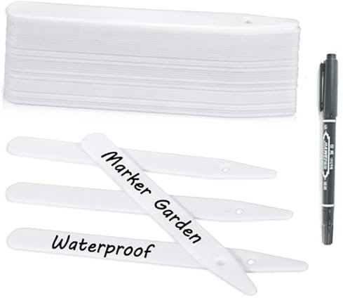 Lot de 120 étiquettes pour plantes - 12 cm x 1,3 cm - Avec trou - Idéal pour les amateurs de jardin