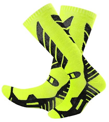 wanchel Merinowoll-Skisocken - 2 Paar knielange Skisocken, winterwarme Snowboard-Thermosocken, Kälteschutzsocken für Herren Damen