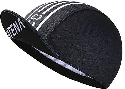 CATENA Cycling Cap for Men and Women,Breathable Sweat Wicking Sun Hat,Under Helmet Cap for Bike Bicycle Riding Black