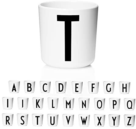 Design Letters Trinkbecher Kinder Eco (A-Z) | Kinderbecher | Geschenke zur Einschulung, Geburtstagsgeschenk | Kindergläser | Trinklernbecher ab 6 Monate | Vorschulkinder Geschenke | Schnabeltasse Baby