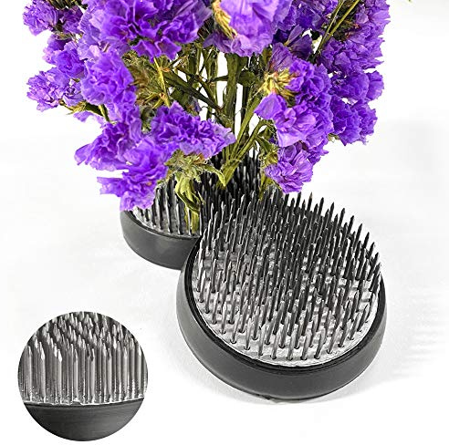 alladaga Blommor groda rostfritt stål rund hållare blomplugg (5 cm (2 stycken))