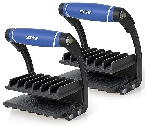 XDENGP Panel and Plywood Carrier（2 Pack）, Plywood Lifting Tool and Drywall Carrying Tool, Panel Gripper for Wood Sheet Board uesd with one hand, Adjustable Clamping Thickness up to 1 inch