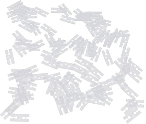 Tiuimk 100-Pack H-Shaped Balloon Clips - Quick and Easy Balloon Sealing