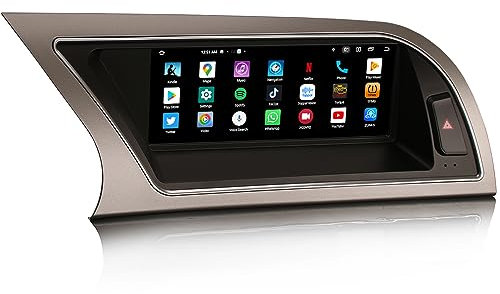 8,8 Android 14 Snapdragon 668S 8 núcleos 4GB 64GB Radio Coche Bluetooth 5.1 GPS Navegador para Audi A4 B8 S4 RS4 2013-2016 Wireless Carplay DSP Bluetooth 5.1 WiFi Canbus MMI Radio Pantalla táctil