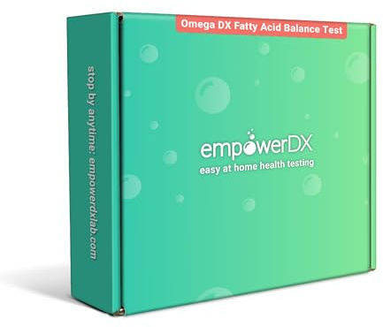 Omega DX Fatty Acid At-Home Test - Omega-3 EPA DHA + Omega-6 + Omega-9