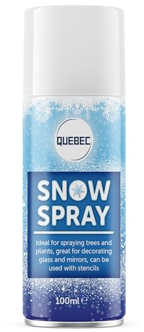 Quebec Artificial Snow Spray – Ideal For Decorating Christmas Trees, Windows, Glasses, Wreaths Or Simply Having Fun With The Friends - Unleash Winter Magic In Any Season – (100ml)