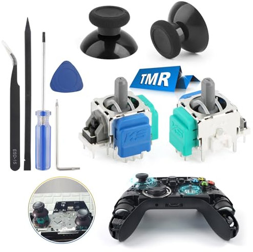2Pack Joysticks für Xbox Series S/X TMR Elektromagnetischer Stick Kompatibel mit Xbox Series S/X Controller Anti-Drift Sticks mit Thumbsticks Ersatzteile mit Reparatur Repair