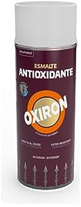 OXIRON Esmalte Metálico Antioxidante Spray Liso Brillante Blanco 400 ml