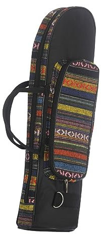 Supvox Tragbare Wasserdichte Trompetentasche Aus Oxford Verstellbarer Schultergurt Praktischer Aufbewahrungskoffer Für Musikinstrumente Mit Vorderer Tasche Für Zubehör Für Musiker Und