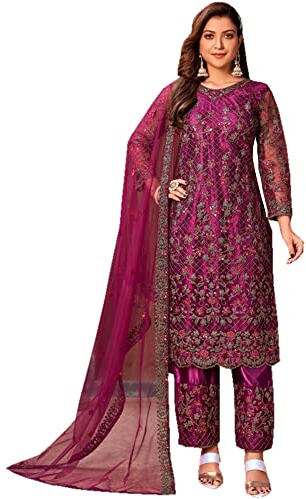 The kurti bazaar Traditionell indisk designklädsel, salwar kameez, dupatta, klänning, pakistansk, redo att bäras, palazzo-dräkt, anpassbar