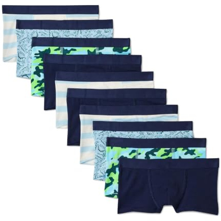 Amazon Essentials Niños Calzoncillo Bóxer de Punto de Algodón