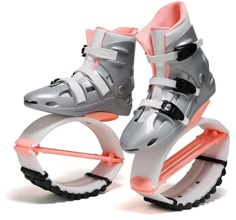 JCWGLY Stivali Rimbalzanti Scarpe da Salto Fitness di Rimbalzo con Molla 4T, Suola Antiscivolo, Scarpe da Rimbalzo A Canguro Antigravità per Allenamenti in Palestra A Casa A Basso Impatto(EU 39-41)