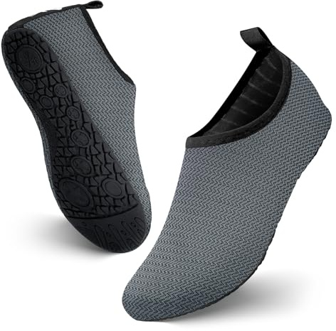 JOTO vattenskor för kvinnor män barn, unisex badskor, strandskor, snabbtorkande badskor, simskor, surfskor, barfotaskor
