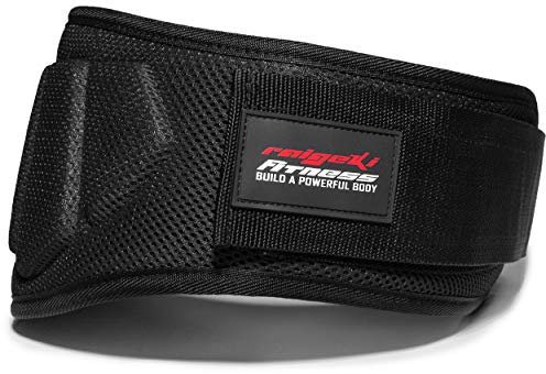 Gewichthebergürtel (+ Trainingspläne) Fitnessgürtel für Bodybuilding, Krafttraining, Gewichtheben und Crossfit Training - Weightlifting Belt für Damen und Herren (XL, Schwarz)