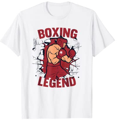 Boxing Legend Boxerin Thaiboxer Kickboxer Faustkämpfer Boxer T-Shirt