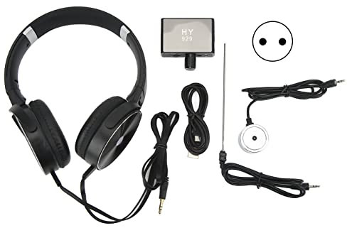 Monitor di Perdite di Tubi Dell'acqua,Rilevatore di Perdite D'acqua Sotterranee, Intensificatore di Suono Ad Alta Resistenza Potenziato con Cuffia Per La Costruzione di Siti, AC100?240 V(EU Plug)