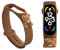 kwmobile Sportarmband kompatibel mit Xiaomi Mi Band 7 / Band 6 / Band 5 Armband - Fitnesstracker Band aus TPU Silikon Bärchen Braun Weiß