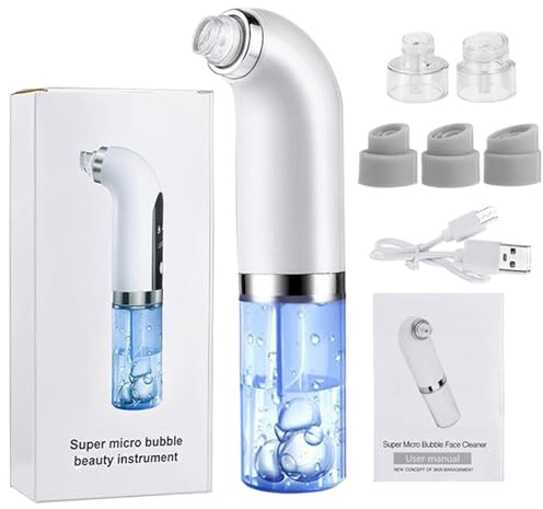 Yidueace Limpiador Facial de Poros con Succión,Aparato Eléctrico Extractor | Dispositivo Eléctrico con 3 Modos Ajustables, para Mujeres y Hombres, para la Mayoría de Pieles, Uso Diario y Nocturno,