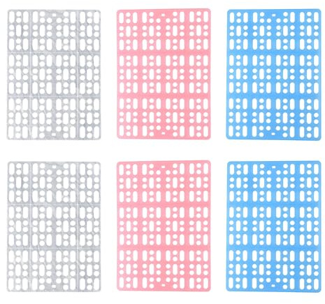 ZYHARUKO Tapis de cage résistant à la mastication pour rongeurs, lot de 6 tapis de sol ventilés faciles à entretenir. Tapis de cage résistant à la mastication pour petits animaux