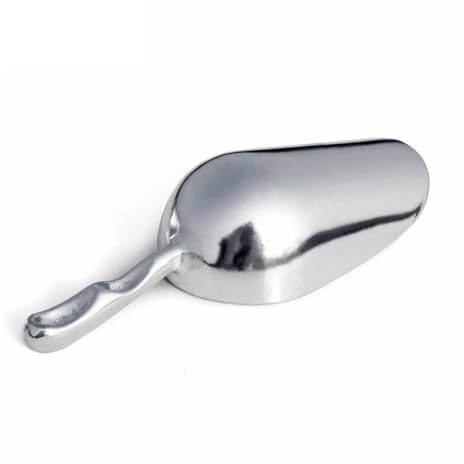 Paletta per il ghiaccio Paletta for ghiaccio in alluminio, paletta for caramelle, for alimenti e farina(Aluminium 6oz)