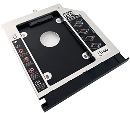 2nd HDD SSD Hard Drive Optical Bay Frame Caddy Tray for Acer Aspire E5-572 E5-572G with Bezel Front Cover Mounting Bracket