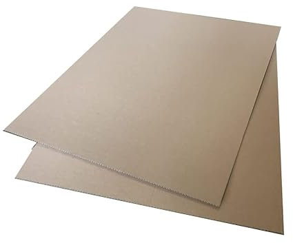20 FOGLI DI CARTONE ONDULATO 60 x 80 (up to 59 x 78) CM MONO ONDA 2mm PER SPEDIZIONE E IMBALLAGGIO