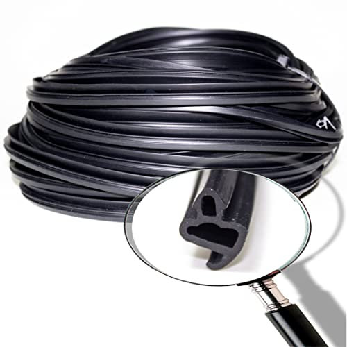 joints d étanchéité pour fenêtres caoutchouc S-1150 noir,(20mts) joint fenêtre/joint caoutchouc fenetre isolation/Joint de Porte/caoutchouc joint porte/joint fenetre pvc rainure, aluminium.