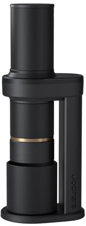 Cocinare Coffee Grinder Electric Wireless 2-in-1 Portable & Removable Countertop Kit, Burr Coffee Grinders, for Drip, Espresso & Cold Brew - Black