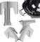 Lot de 4 entretoises universelles pour barbecue entretoises plaque bbq en acier inoxydable - Universel - Acier