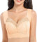 Oveallgo Comfit Bra, Comfort Original - Comfortable & Supportive Push Up Bra, Lace Classic Bras Without Underwire for Women, beige, L