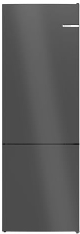 Bosch KGN49OCAF Series 4 Freestanding XXL Fridge Freezer 203 x 70 cm 311 L Fridge and 129 L Freezer - Green Collection Total No Frost - Extra Quiet - VtaFresh XXL - Perfect Fit