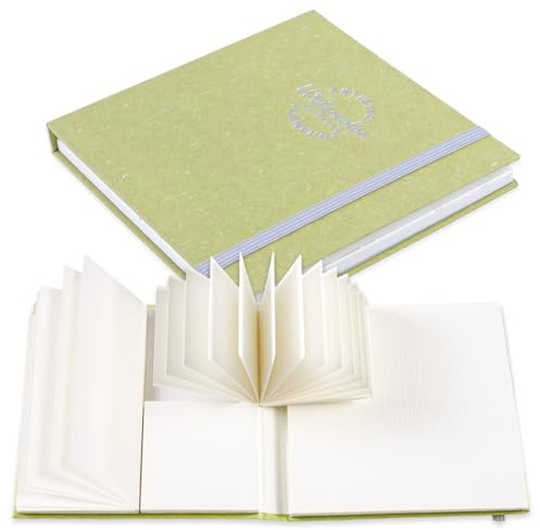 60 Sheets 4-in-1 Watercolour Sketchbook,Watercolor Journal with 230 GSM Tearable Artist Paper,Mini Mixed Size Hardcover Watercolour Sketchbook for Artists, Beginners & Students