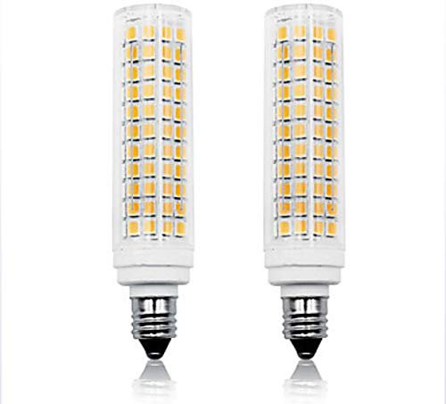 Bombillas LED de maíz E11, luces LED de maíz de 11 vatios 750 lm T 136 Cuentas LED SMD 2835 Blanco regulable Blanco cálido 220-240 V (paquete de 2),Coolwhite