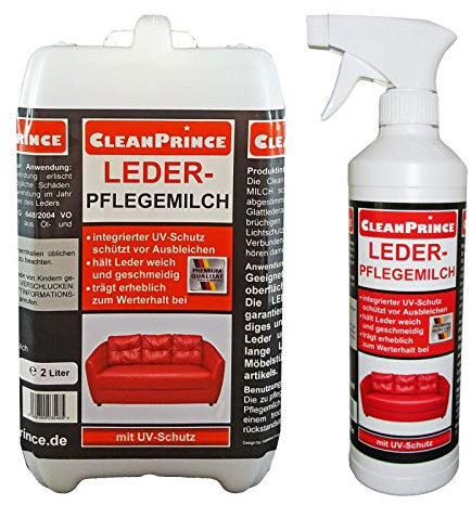 Leder-Pflegemilch 2,5 Liter | Lederbalsam Lederpflegemilch Ledermilch Lotion Leder Auto Ledermöbel