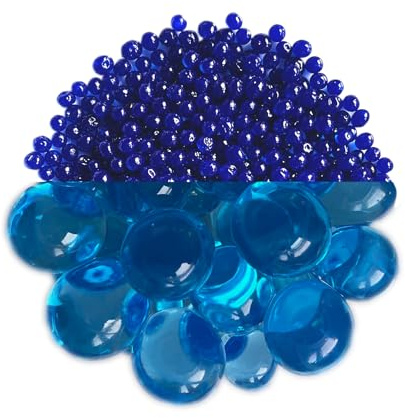 trendfinding 100 g de granulés retenant l'eau Bleu, granulométrie 6-8 mm, décoration pour Fleurs et Plantes, 10 litres très économique, Utilisation Polyvalente