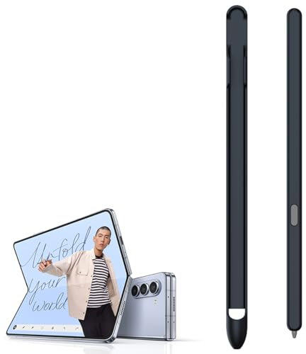 BaiFu Remplacement du Stylet S Pen pour Galaxy Z Fold 6, Stylet d'entrée pour Fold6/Fold4/Fold3, Galaxy Z Fold5 S-Pen Fold Edition + Emplacement pour Stylet S Pen-Black
