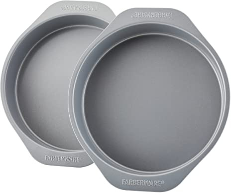Farberware Golden Bake Bakeware Nonstick Round Cake Pan Set, 8 Cake Pans