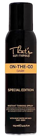That'So On The Go Dark, Special Edition, Selbstbräunungsspray für Gesicht und Körper, natürliche Bronze, 125 ml