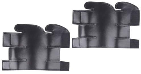 SHOWERORO 2pcs Pu Leather Trumpet Guard Protector Brass Wrap for Moisture Oil Sweat Dirt Fits Standard Trumpets Prevents Paint Damage