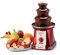 Ariete 2962 Party Time Chocolate Fountain, Vintage Red Stainless Steel Design, Perfect for Fruits, Marshmallows, Biscuits & More – A Sweet Touch for Any Event