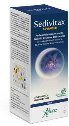ABOCA - SEDIVITAX BIO GOCCE 75 ML [6 CONFEZIONI] efficace | naturale | benessere quotidiano - [KIT CON SAPONETTA NATURALE IN OMAGGIO]