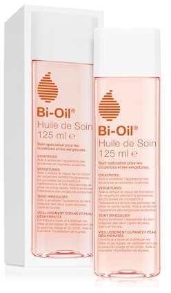 Bi-Oil Huile De Soin Pour La Peau - Soin Spécialisé Pour Les Vergetures, Cicatrices, Peau Sèche Et Teint Irrégulier - 1 X 125 Ml