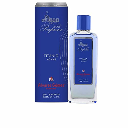 Agua de perfume para hombre Titanio, frasco 150 ml agua de perfume cautivador