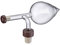 Westmark Cuchara dosificadora, capacidad: 150 ml, medir y decantar al mismo tiempo, vidrio/plástico/madera, gourmet, transparente/marrón, 99093380