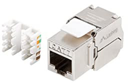 MÓDULO SIN HERRAMIENTAS KEYSTONE LANBERG RJ45 180 GRADOS. FTP CAT.7
