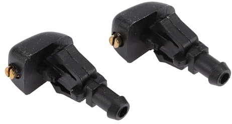 HEROFFIX 2 Piezas Boquilla De Lavaparabrisas Para Buick Lacrosse 2010-2016 Boquillas De Rociado De Parabrisas Delantero Chorro De Lavado De Parabrisas No.25865573 Plástico Negro