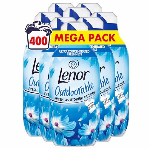 Lenor Outdoorable Fabric Conditioner 400 Washes (8x50), Spring Awakening - Ultra Concentrated Freshness