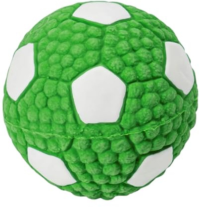 Interaktiv hundboll, hundtugga fotboll bollleksak, studsar pipande hundbollar, robusta valpbollar interaktiv leksak för träning, lek