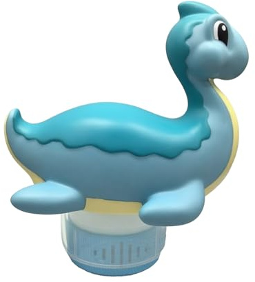 Flotador para Tableta de Piscina - Tableta de Piscina de 12 cm, Dispensador Diseño Lindo de Dibujos Animados | Accesorio eficiente de Mantenimiento de bañera de hidromasaje con Cloro para Patio, Jar
