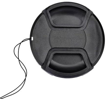 Copriobiettivo a scatto compatibile per obiettivo della fotocamera, accessori per fotocamera ADQQUI in plastica (1 confezione) (95 mm)